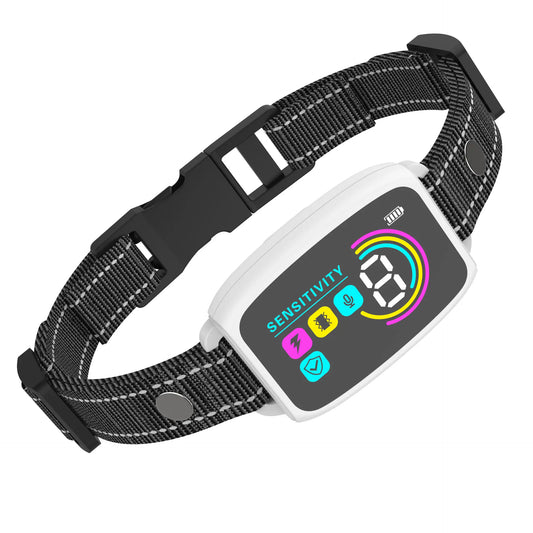 Smart Anti-Bark Dog Collar – Waterproof & Rechargeable Training Collar